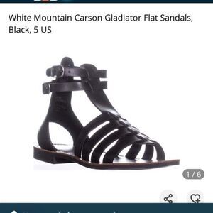 White Mountain Carson Gladiator Flat Sandal